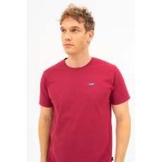 BUDMIL regular fit póló Férfi XL bordó-melír 20300442-003251-0599