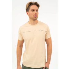 BUDMIL regular fit póló Férfi XXL bézs 20300446-004251-0699 férfi póló
