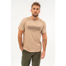 BUDMIL regular fit póló Férfi XXXL bézs melanzs 20310109-001251-0799
