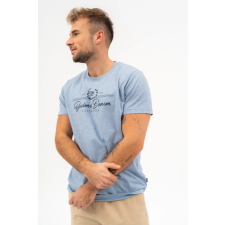 BUDMIL regular fit póló Férfi XXXXL v.kék-melír 20300447-001251-0899 férfi póló