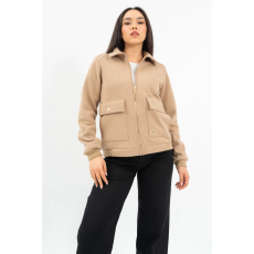 BUDMIL Rövid fazonú átmeneti dzseki Női S bézs 20110017-001252-0299