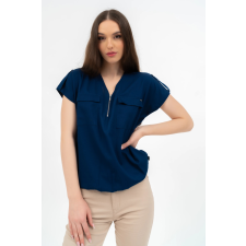 BUDMIL Rövid ujjú blúz Női S s.kék 20770074-002251-0299 blúz