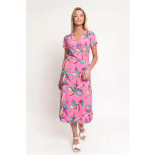 BUDMIL szövött ruha Női L rózsaszín-zöld női ruha