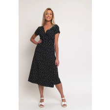 BUDMIL szövött ruha Női XS fekete-fehér női ruha