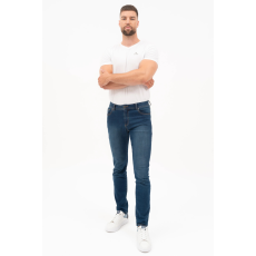 BUDMIL Szűkített farmernadrág Férfi 36/32 szürkés kék 20480111-001242-3632