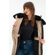 BUDMIL téli kabát Női L bézs 20030556-001252-0499