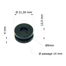  Buffer / Silentbloc Tourmax Honda XR250/650 10 darabos csomag egyéb motorkerékpár alkatrész