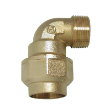 BUGATTI 20-1/2” KPE réz 90°-os külsőmenetes könyök km hűtés, fűtés szerelvény