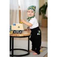  Buggyos nadrág, kraft, zöld-színes babanadrág