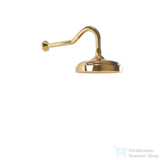 Bugnatese 20 cm-es fejzuhany 33 cm-es zuhanykarral,arany 89116DO csaptelep