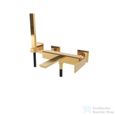 Bugnatese Atelier kádtöltő csaptelep zuhanyszettel,PVD arany 9402PO csaptelep