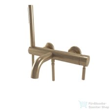 Bugnatese Kline kádtöltő csaptelep zuhanyszettel,bronz 5790BR csaptelep