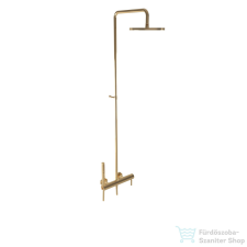 Bugnatese KOBUK zuhanyrendszer 20 cm-es fejzuhannyal,zuhanyszettel,sárgaréz 2242CON csaptelep