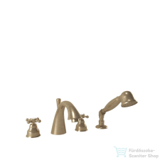 Bugnatese LADY 4 üléses kádtöltő csaptelep zuhanyszettel,Bronz 981BR csaptelep
