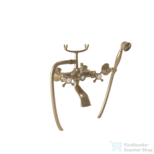 Bugnatese LADY kádtöltő csaptelep zuhanyszettel,bronz 902BR csaptelep