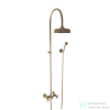 Bugnatese Lady zuhanyrendszer 20 cm-es esőztetővel,zuhanyszettel,bronz 903CBR