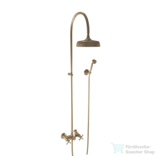 Bugnatese Lady zuhanyrendszer 20 cm-es esőztetővel,zuhanyszettel,bronz 903CBR csaptelep