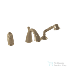 Bugnatese LEM 3 üléses kádtöltő csaptelep zuhanyszettel,bronz 1950BR csaptelep