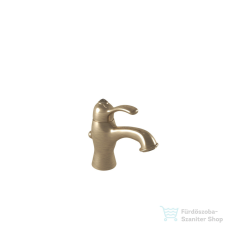 Bugnatese LEM mosdó csaptelep kristályos karral,automata leeresztővel,bronz 1913KBR csaptelep
