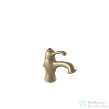 Bugnatese LEM mosdó csaptelep kristályos karral,automata leeresztővel,matt bronz 1913KBO csaptelep