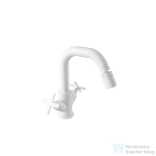 Bugnatese Orion bidet csaptelep leeresztővel,matt fehér 5544BI csaptelep