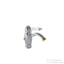 Bugnatese OXFORD alacsony bidet csaptelep automata leeresztővel,króm/arany 6319CRDO csaptelep