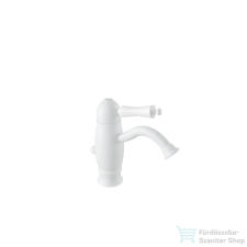 Bugnatese OXFORD Alacsony bidet csaptelep leeresztő nélkül, matt fehér színben 6319SBI csaptelep