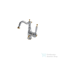Bugnatese OXFORD bidet csaptelep automata leeresztővel,króm/arany 6323CRDO csaptelep