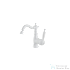 Bugnatese OXFORD Bidet csaptelep leeresztővel matt fehér színben 6323BI csaptelep
