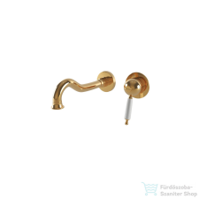 Bugnatese OXFORD Fali mosdócsaptelep 19 cm-es kifolyóval arany színben 6345DO csaptelep