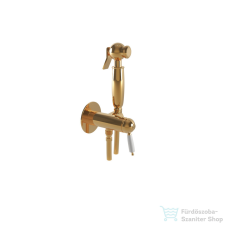 Bugnatese OXFORD falsík alatti bidet csaptelep zuhanyszettel,belső egységgel,arany 6393DO csaptelep