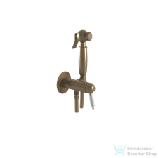 Bugnatese OXFORD falsík alatti bidet csaptelep zuhanyszettel,belső egységgel,bronz 6393BR csaptelep