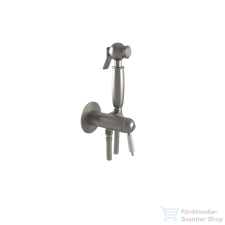Bugnatese OXFORD falsík alatti bidet csaptelep zuhanyszettel,belső egységgel,szálcsiszolt nikkel 6393NS csaptelep