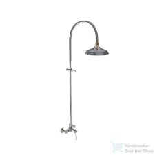 Bugnatese OXFORD zuhanyrendszer 20 cm-es fejzuhannyal,króm/arany 6349CRDO csaptelep