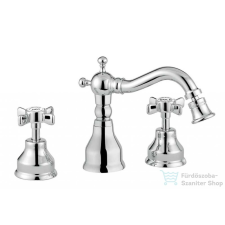 Bugnatese PRINCETON Álló 3 üléses bidet csaptelep kifolyóval króm színben 825 csaptelep