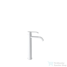 Bugnatese TESS magasított mosdó csaptelep click-clack leeresztővel,matt fehér 9617SCBI csaptelep