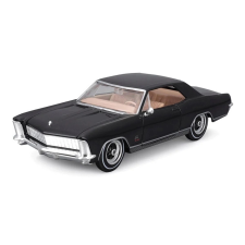 Buick Riviera 1965 modellautó 1:26 méretarányban fekete makett