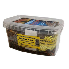  BUKI MIX Prémium Rapid Pellet Box 2mm / 400g Halibut-csokoládé- narancs bojli, aroma