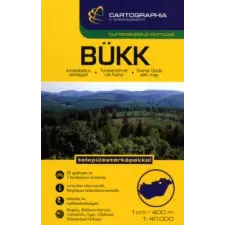  BÜKK TURISTAKALAUZ TELEPÜLÉSTÉRKÉPEKKEL /1:40000 térkép