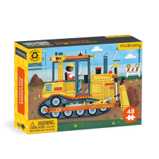 Buldozer puzzle 48 darabos - Mudpuppy puzzle, kirakós