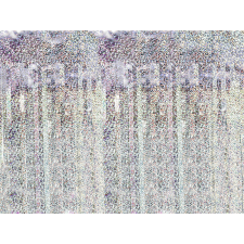 Bulifüggöny, holografikus, 90 x 250 cm party kellék