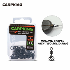 Bullfishing Carp King-Swivel With Two Ring forgó két gyűrűvel - Default Title horgászkiegészítő
