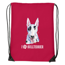  Bullterrier - Sport táska Piros egyedi ajándék