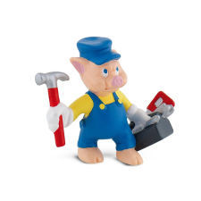 Bullyland Disney - A három kismalac: Építész malacka játékfigura