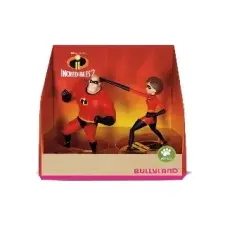 Bullyland : Hihetetlen család: Mr Irdatlan és Nyulányka figurák - WaltDisney játékfigura