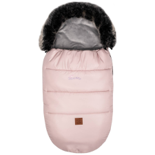 Bundazsák Fluffy - pink babakabát, overál, bundazsák