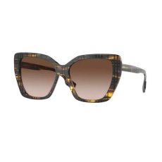 Burberry BE4366 398113 TAMSIN TOP CHECK/STRIPED BROWN BROWN GRADIENT napszemüveg