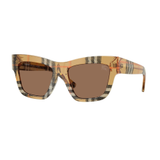 Burberry BE4449 414673 Check Sand Dark Brown napszemüveg
