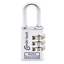 BURG WACHTER Combi Lock 90 30 Chromo SB számzáras lakat lakat