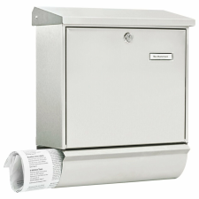 BURG WACHTER ComfortSet 39130 NI nagyméretű kerítésen kívüli postaláda újságtartóval postaláda